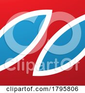 Poster, Art Print Of Red And Blue Square Shaped Letter Z Icon