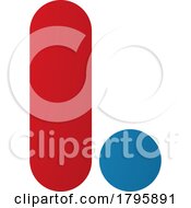 Red And Blue Rounded Letter L Icon