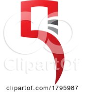 Red And Black Square Shaped Letter Q Icon