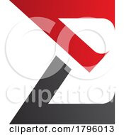 Poster, Art Print Of Red And Black Sharp Elegant Letter E Icon