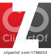 Red And Black Rectangle Shaped Letter Z Icon