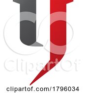 Poster, Art Print Of Red And Black Lowercase Letter Y Icon