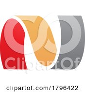 Orange And Red Wavy Shaped Letter N Icon