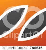 Poster, Art Print Of Orange And Black Square Shaped Letter Z Icon