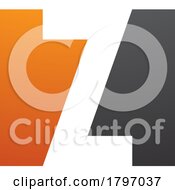 Orange And Black Rectangle Shaped Letter Z Icon