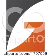 Poster, Art Print Of Orange And Black Rectangular Letter G Icon