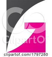 Poster, Art Print Of Magenta And Black Rectangular Letter G Icon