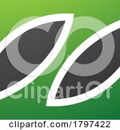 Green And Black Square Shaped Letter Z Icon
