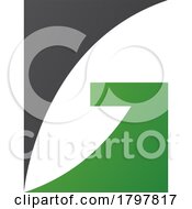 Green And Black Rectangular Letter G Icon