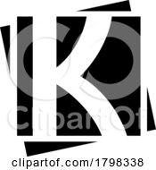 Black Square Letter K Icon