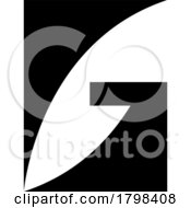 Black Rectangular Letter G Icon