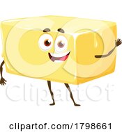 Poster, Art Print Of Cheese Or Butter Food Mascot