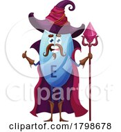 Poster, Art Print Of Wizard Micro Nutrient Mascot