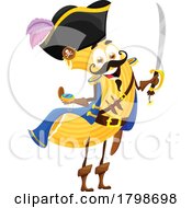 Pirate Gobetti Rigati Food Mascot