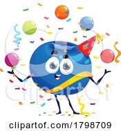 Party Blueberry Food Mascot