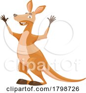 Poster, Art Print Of Happy Kangaroo