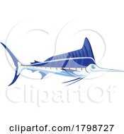 Blue Marlin Fish by Vector Tradition SM