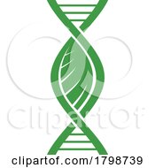 Green Leaf DNA Strand
