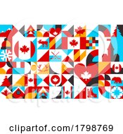 Poster, Art Print Of Canadian Tile Pattern Background