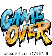 Poster, Art Print Of Graffiti Styled Game Over