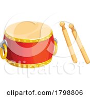 Drum And Drumsticks
