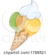 Poster, Art Print Of Ice Cream Cone