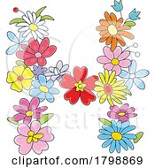 Poster, Art Print Of Flower Letter H - This Is Not A Font