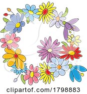 Poster, Art Print Of Flower Letter Q - This Is Not A Font