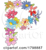Poster, Art Print Of Flower Letter P - This Is Not A Font