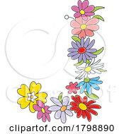 Poster, Art Print Of Flower Letter J - This Is Not A Font