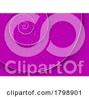 Poster, Art Print Of Background Of A Purple Spiral