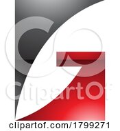 Poster, Art Print Of Red And Black Rectangular Glossy Letter G Icon