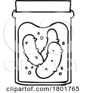 Poster, Art Print Of Cartoon Clipart Pickle Jar