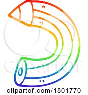 Poster, Art Print Of Cartoon Clipart Rainbow Colored Pencil