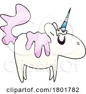 Poster, Art Print Of Cartoon Clipart Unicorn