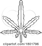Cartoon Clipart Pot Leaf by lineartestpilot