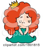 Cartoon Clipart Kawaii Princess by lineartestpilot
