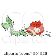 Cartoon Clipart Mermaid by lineartestpilot