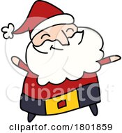 Poster, Art Print Of Cartoon Clipart Santa Claus