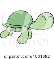 Cartoon Clipart Sea Turtle by lineartestpilot