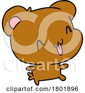 Poster, Art Print Of Cartoon Clipart Bear Or Teddy