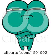 Poster, Art Print Of Cartoon Clipart Angry Frog