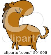 Cartoon Clipart Horse by lineartestpilot