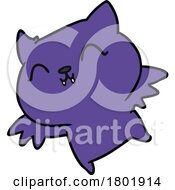 Poster, Art Print Of Cartoon Clipart Cute Vampire Bat