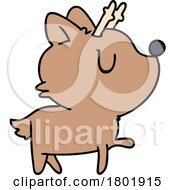 Cartoon Clipart Deer by lineartestpilot