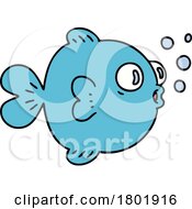 Cartoon Clipart Fish by lineartestpilot