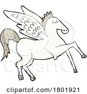 Poster, Art Print Of Cartoon Clipart Pegasus