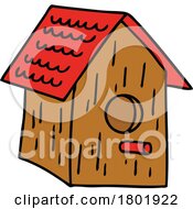 Cartoon Clipart Bird House by lineartestpilot