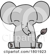 Cartoon Clipart Elephant by lineartestpilot