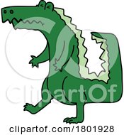 Cartoon Clipart Crocodile by lineartestpilot